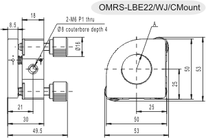 专用调整架OMRS-LBE22/WJ/CMount